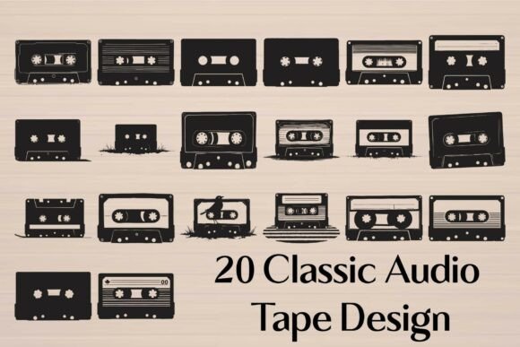 Download Classic Audio Tape SVG Bundle - Classic Collection