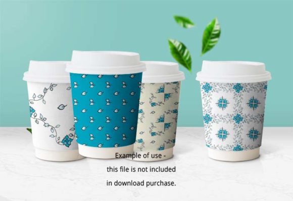 Download Blue Flowers and Vines - Premium Resources